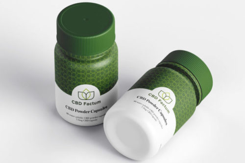 CBD Factum Tasteless Powder Bottle