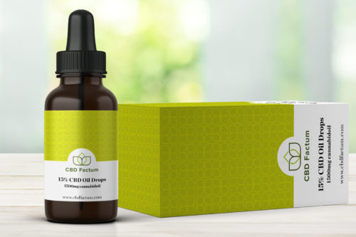 CBD Factum 15% CBD Oil Bottle And Box