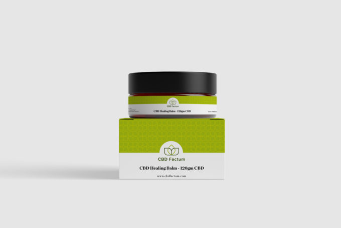 CBD Factum 120 mg CBD Balm For Nice Skin Bottle And Box